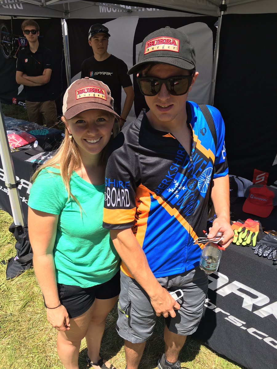 BostonProXCT's tweet photo. @bubbaburger knows bike racing! Thanks for all the support over the weekend including the giant American flyby! 🇺🇸 #bubbaburger #bubbaracing https://t.co/YuVW1QY7Gi