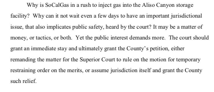 ReporterClaudia's tweet photo. The latest in LA County's legal battle to block the reopening of Aliso Canyon coming up @KNX1070. https://t.co/e1F6q2h733