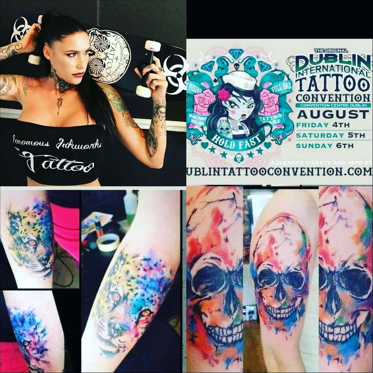Im tattooing at the <a href="/DublinTattooCon/">The Dublin Tattoo Convention</a> come see me