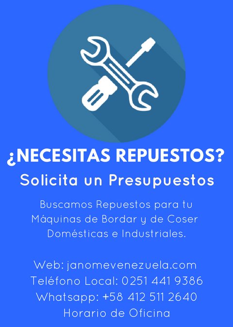 JanomeVenezuela's tweet image. Queremos participarles a nuestros seguidores que nuestros envíos nacionales, se efectúan a través de Tealca, Domesa