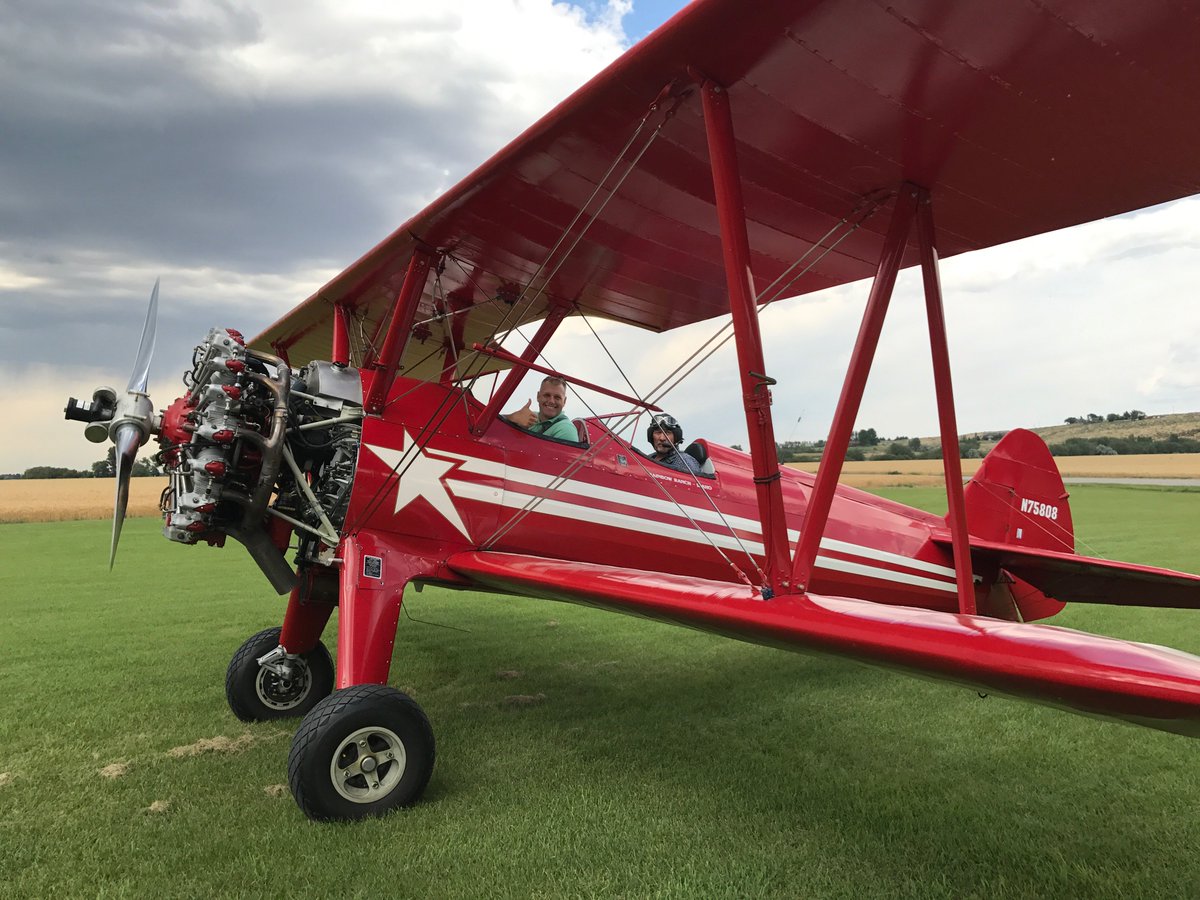 Just flew a Stearman!