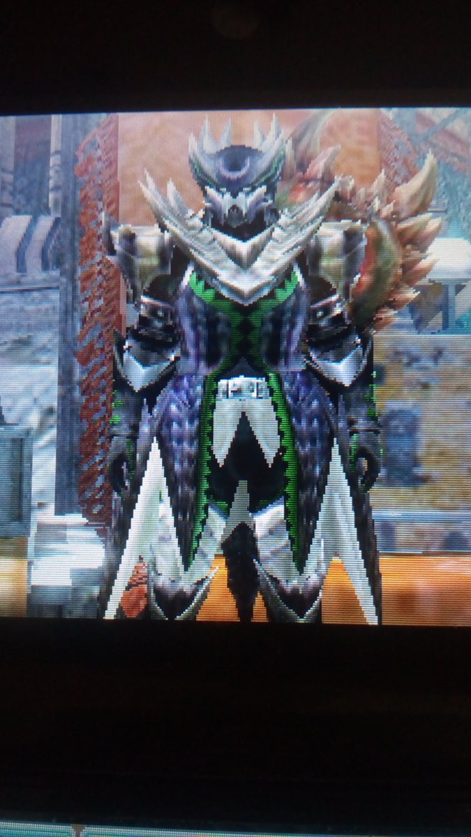 matchet23's tweet photo. "Pronto, las gemelas del averno cortarán el cielo con su cántico de fatalidad" #Alatreon set #MonsterHunter #DualSword #MHGenerations https://t.co/zJlBMmhm3n