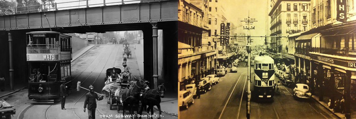SatplanAlpha's tweet photo. WE COMPARED: Long forgotten #Joburg Tram System &amp; current @ReaVayaBus network. https://t.co/s2TlLAvb2q #History #Mapping #Jozi #Transport https://t.co/HNEyoF4RuX