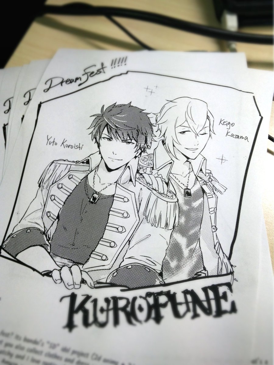 instead of business cards I made a free illustration for otakuthon, please come to table 209 for a copy ✌? 