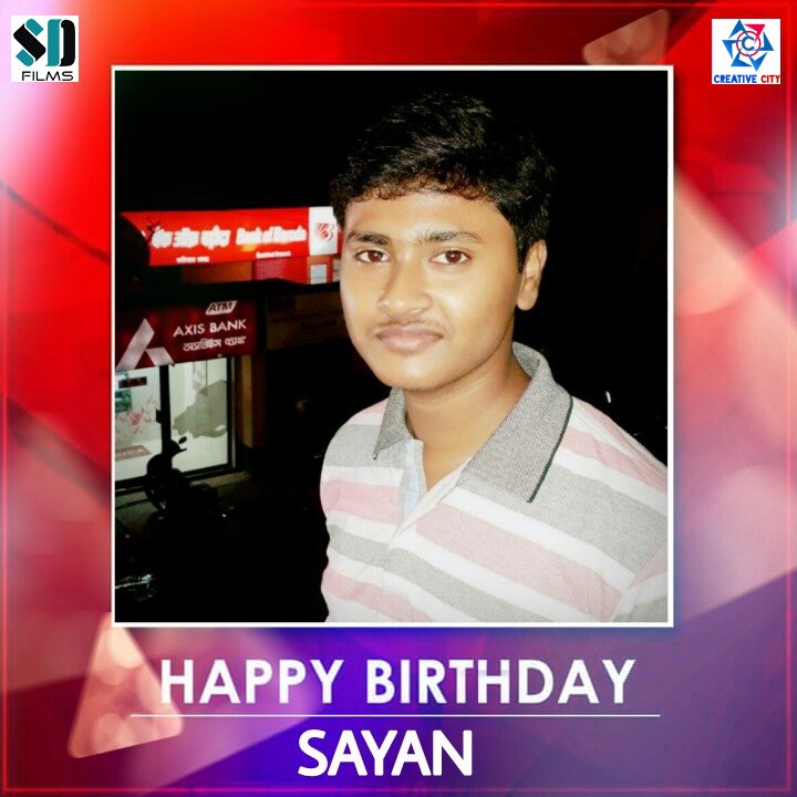 sdfilmsofficial's tweet photo. #SDFILMS Wishes A Very Happy Birthday 2 The Talented Rising Story-Conceptor,Script-Writer,Producer &amp; Director Of Film Industry @sayancrazy https://t.co/v6ZvVs0ikF