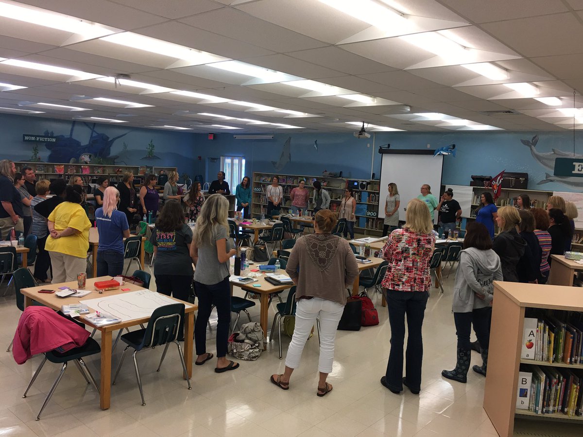 HCPSLanier's tweet photo. Lanier teachers are ready to Empower Student Learning this year! #findtheirgenuis @TheLeaderinMe @hcpsarea1 https://t.co/n8SCauV4ox