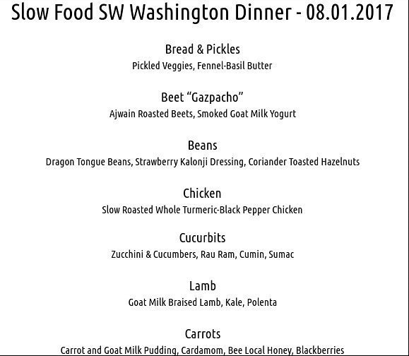 DesiPDX's tweet image. Excited and honered to put together this meal for  bunch of University of Portland professors organized by @warrenneth/@slowfoodswwa. 75% o…