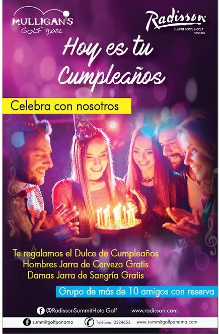 Latipikradio's tweet photo. ATENCIÓN CUMPLEAÑEROS:
Celebra en el #RadissonSummit tu cumpleaños, disfrutando de un dulce de cumpleaños (inlcuido en la reserva). https://t.co/Ue1XhDL6Z6
