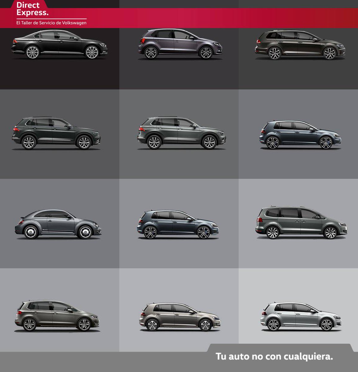 DirectExpress_'s tweet photo. Trivia para fanáticos VW ¿Cuántos modelos reconoces? https://t.co/AHQtBgmhmx