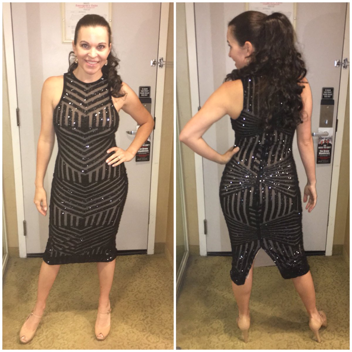 jamwme's tweet photo. Another great dress from @RenttheRunway! #lovethedress #myRTR #Vegas https://t.co/qiU1lRGnLF
