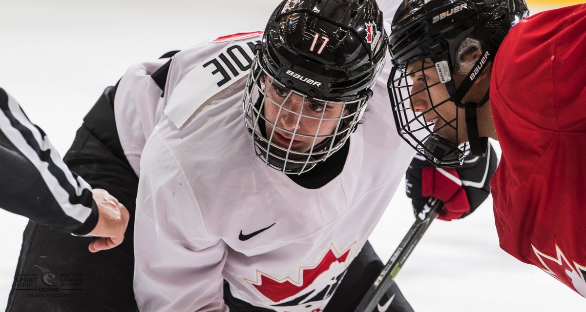 HockeyCanada's tweet photo. Puck drops at U18 selection camp at 3 p.m. MT!

Follow the play with @HC_Men and tune in here: https://t.co/VGfRqgnlwu | #U18Camp https://t.co/DClnLNIBZD
