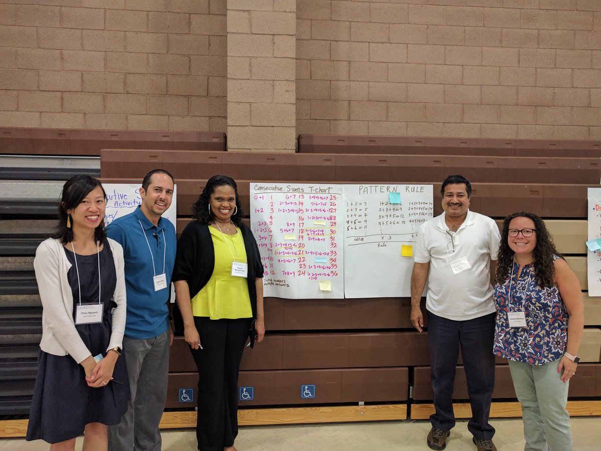 DenizenChau's tweet photo. Ready for the math progression! We feel the rigor! @WestEdSVMI #svmimac #wsvmisummer2017 @CVUSDNews @ElSolAcademy https://t.co/pqJRiJkvhp