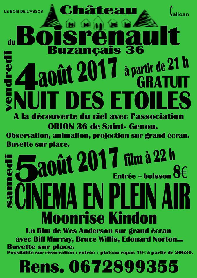 thierrydamien36's tweet photo. Ds l'@Indre36 près de @Chateauroux36 :  La Nuit, les étoiles &amp; le cinéma seront à l'honneur les 4 &amp; 5 Août prochains à #Buzançais Allez-y! https://t.co/cqMLbpjKBN