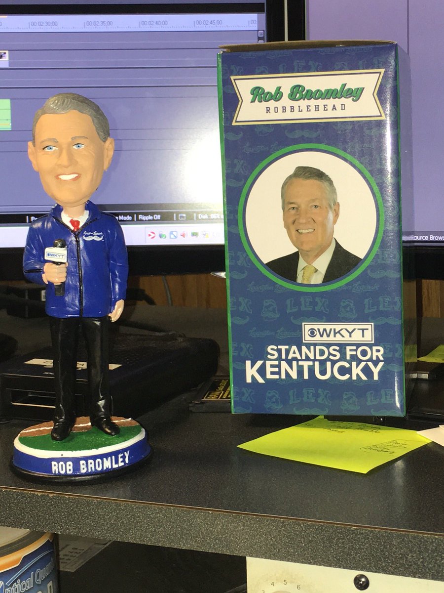 bigblueinsider1's tweet photo. Don't you wish you had your own Robblehead? Well, you can-Aug 29 at the Legends game. Come out & celebrate our man Bromley's retirement! https://t.co/pbv48KOB81