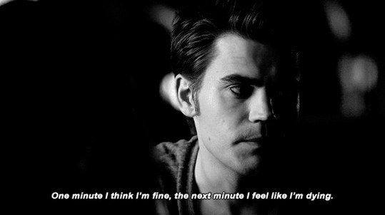 nsstelena's tweet photo. One minute I think I'm fine, the next minute I feel like I'm dying.
#TVD #Stelena https://t.co/Zj72dlnxwr
