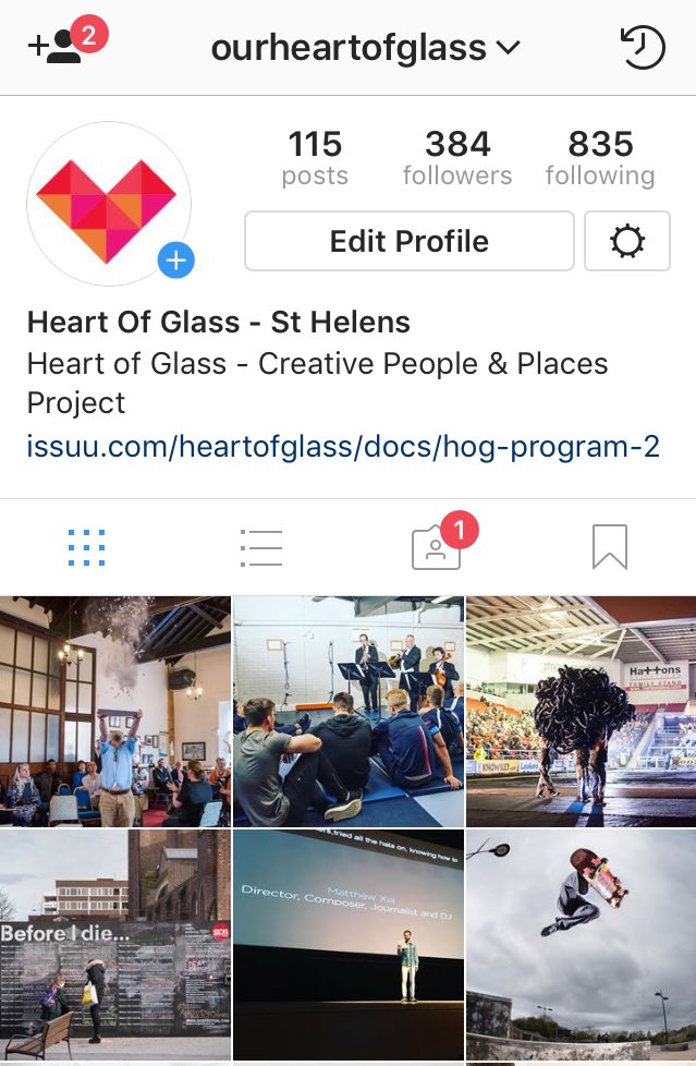 Give <a href="/TheHeartofGlass/">HeartofGlass</a> a like and follow on Instagram &amp; Facebook. Latest news, videos and event info. #StHelensHour