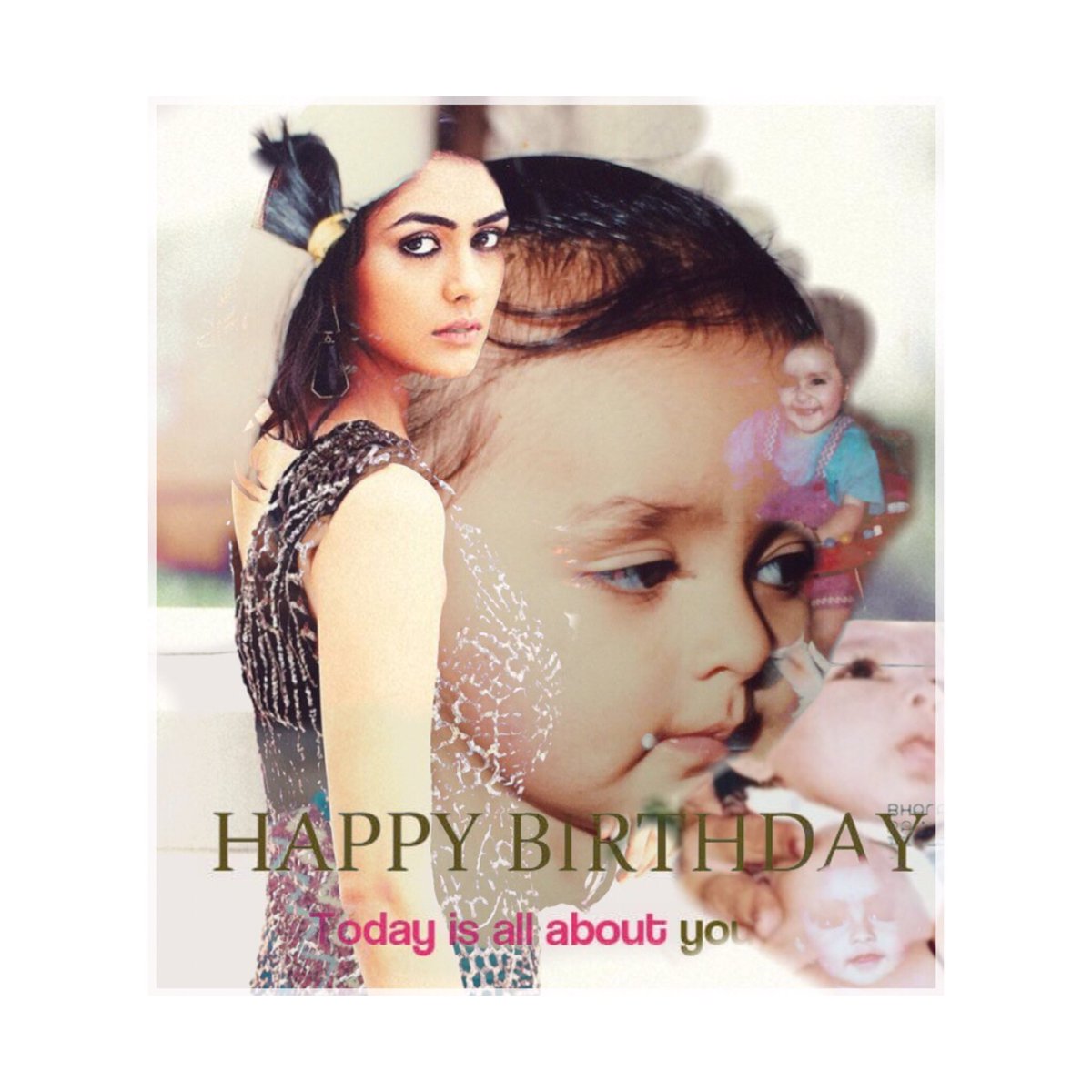 Happy birthday <a href="/mrunal0801/">Mrunal Thakur</a> di . Have an amazing day . Love you ! #mrunalturns25