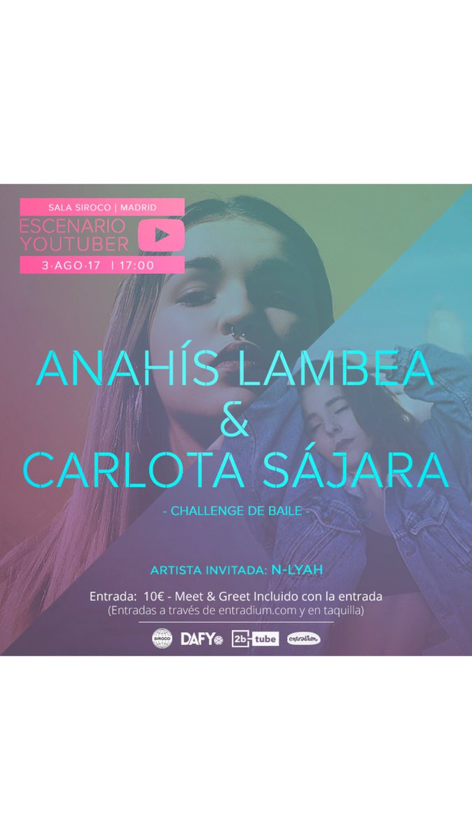OS ESPERO EL DÍA 3 EN LA SALA SIROCO DE MADRID A LAS 17:00h. 30 primeras entradas a 7€!!!! No te quedes sin la tuya❤️