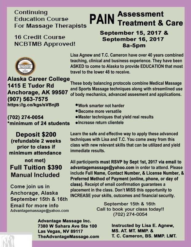 LMTs and MMPs, this is a great class for those of you that have been looking for more focus on assessment!
#lmt #mmp #AKmassage