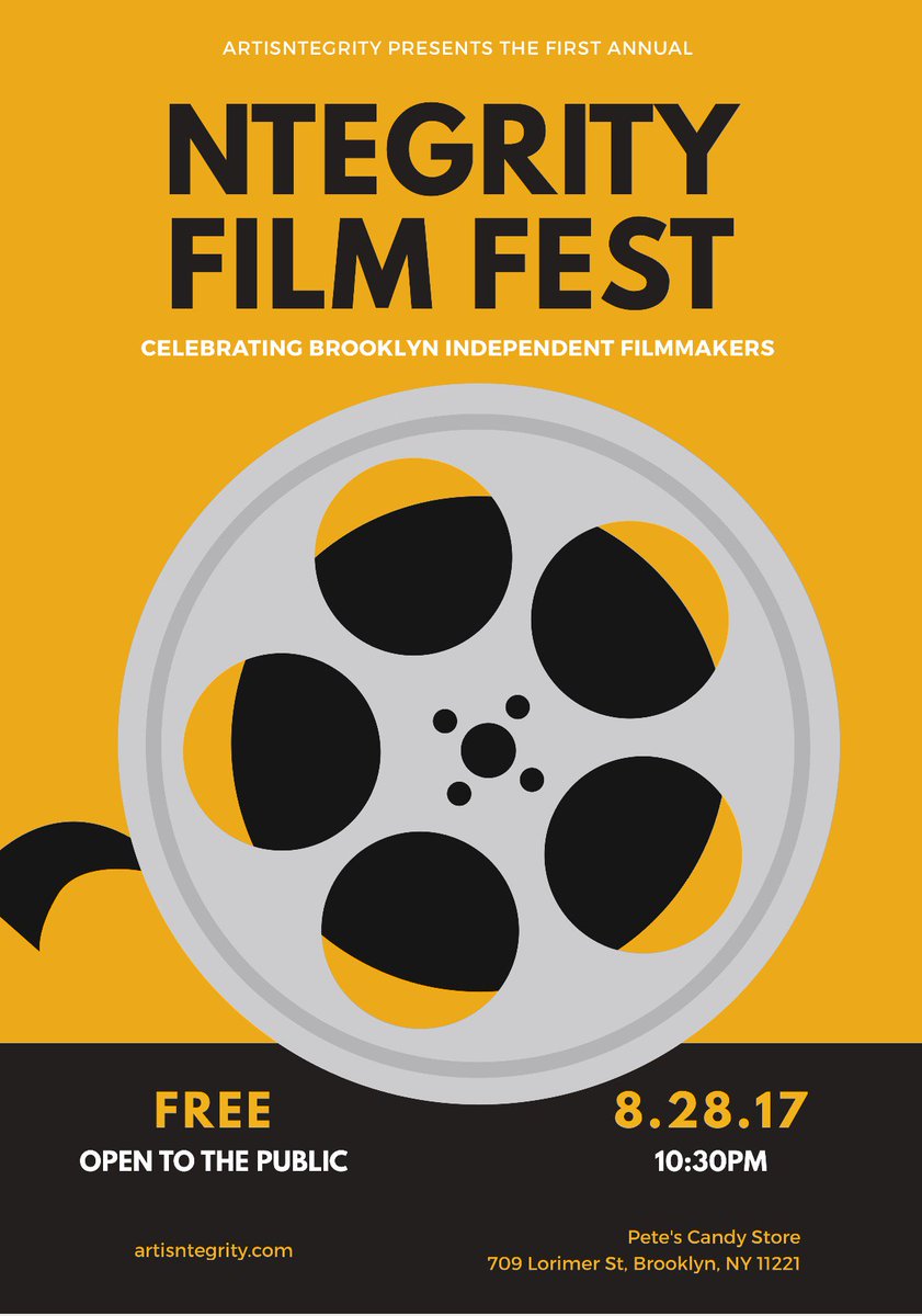 artisnteg's tweet photo. We've been #filming shorts all year now it's time for u to c our work! #NtegrityFilmFest August 28 @petescandystore #directher #indiefilm https://t.co/bP4hxiMFvf
