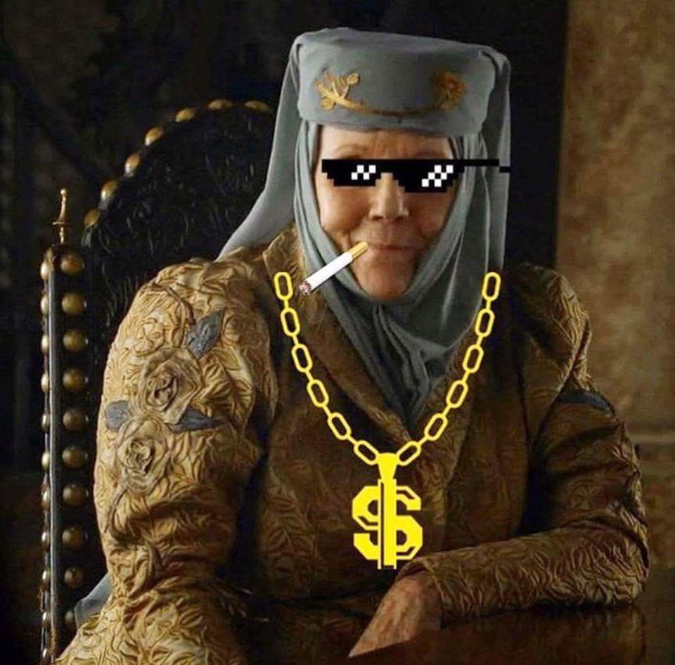LordSnow's tweet image. Olenna was like.... #GameOfThrones