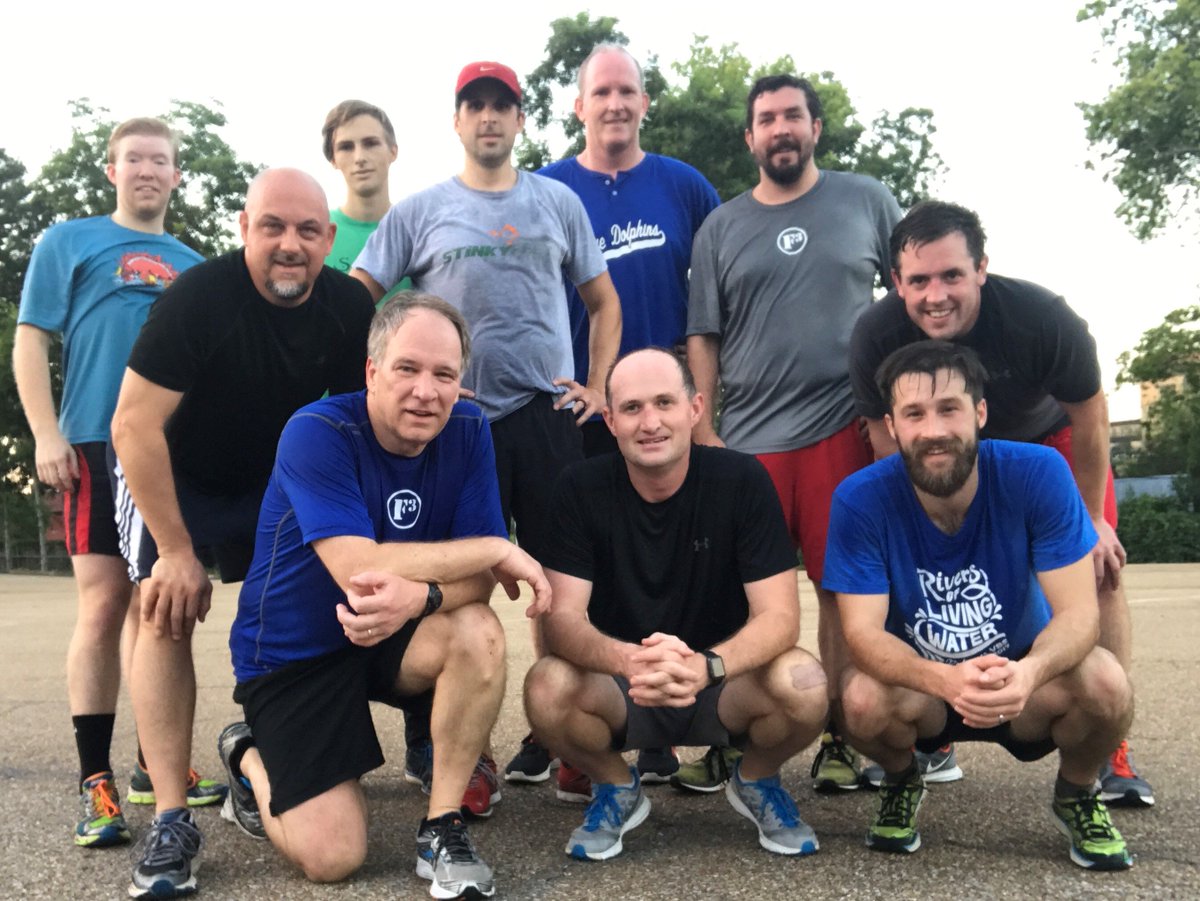 F3JacksonMS's tweet photo. This morning was full of #indianruns & other fun throughout hilly Belhaven. 10 PAX made it out today to challenge themselves and #GetBetter https://t.co/DVND2fgDXi