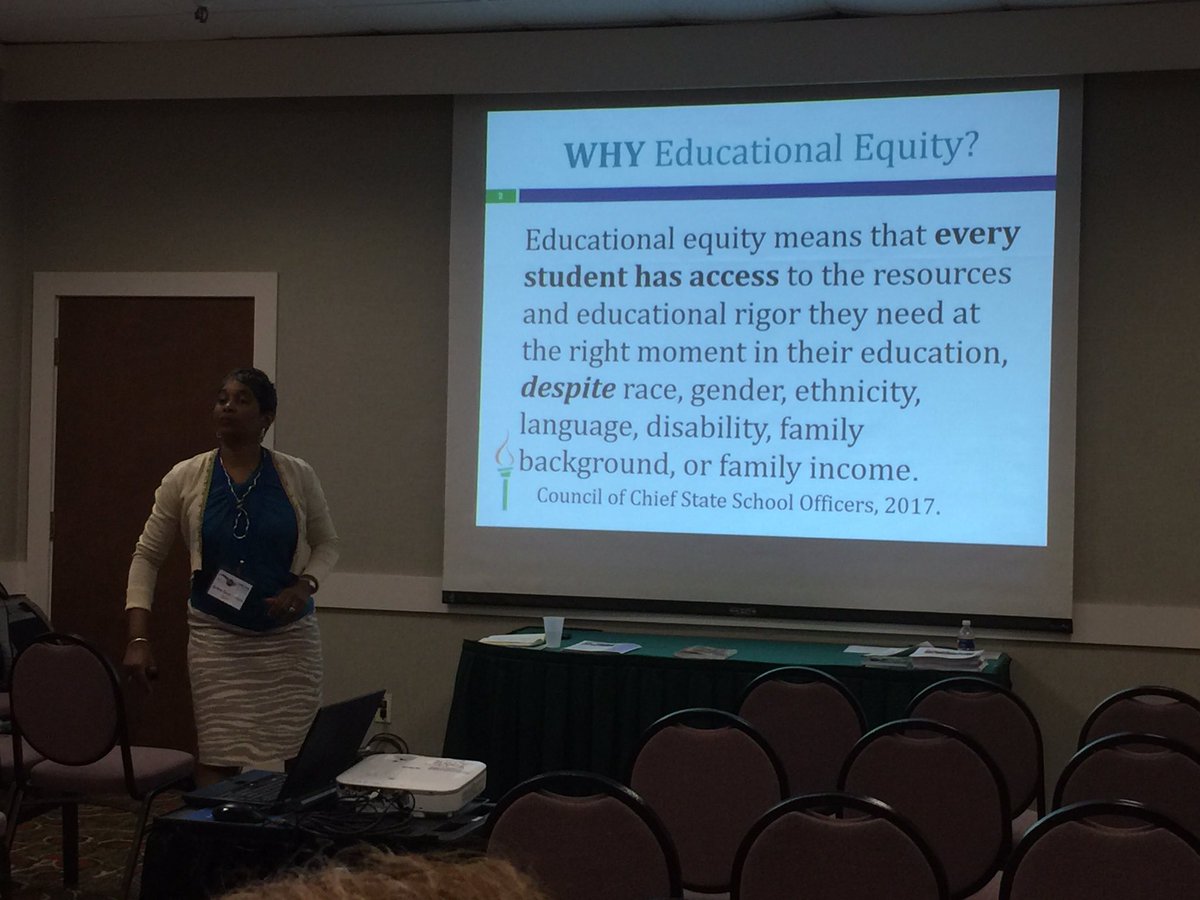 jetwestfall's tweet photo. Andrea Dixon-Seahorn from Liberty53 shares with MO leaders why educator equity is critical to success for all students. #lpsleads #MoEd17 https://t.co/mx8rvnwQBS