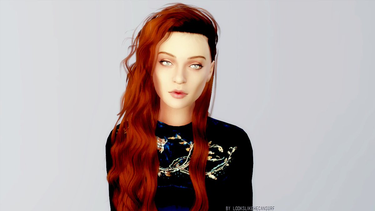 hobbitthair's tweet photo. My attempt of making #SansaStark . #GameOfThrones x @TheSims 4 https://t.co/INEIQKcwqL