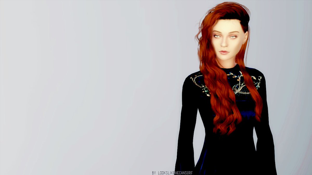 hobbitthair's tweet photo. My attempt of making #SansaStark . #GameOfThrones x @TheSims 4 https://t.co/INEIQKcwqL