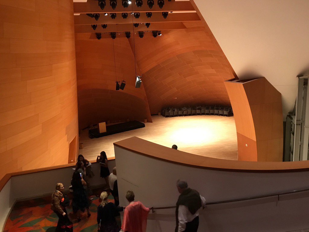 Goddesslarakate's tweet photo. The caverns of Disney hall,#Ipalpitti, played,1 st time@DH, sublime experience. Delightful&amp; rich. Bravo https://t.co/3VMetIpvNo