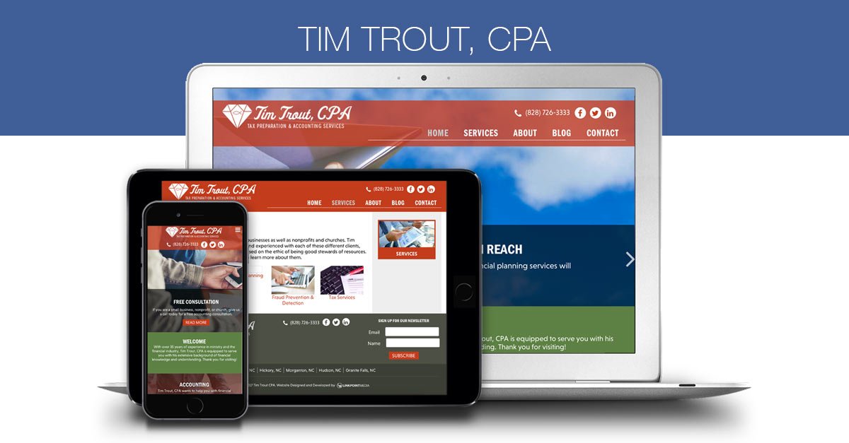 Tim Trout, CPA works to help indivduals be better prepared and financially stable. Check out his new website: snip.ly/ai3vp