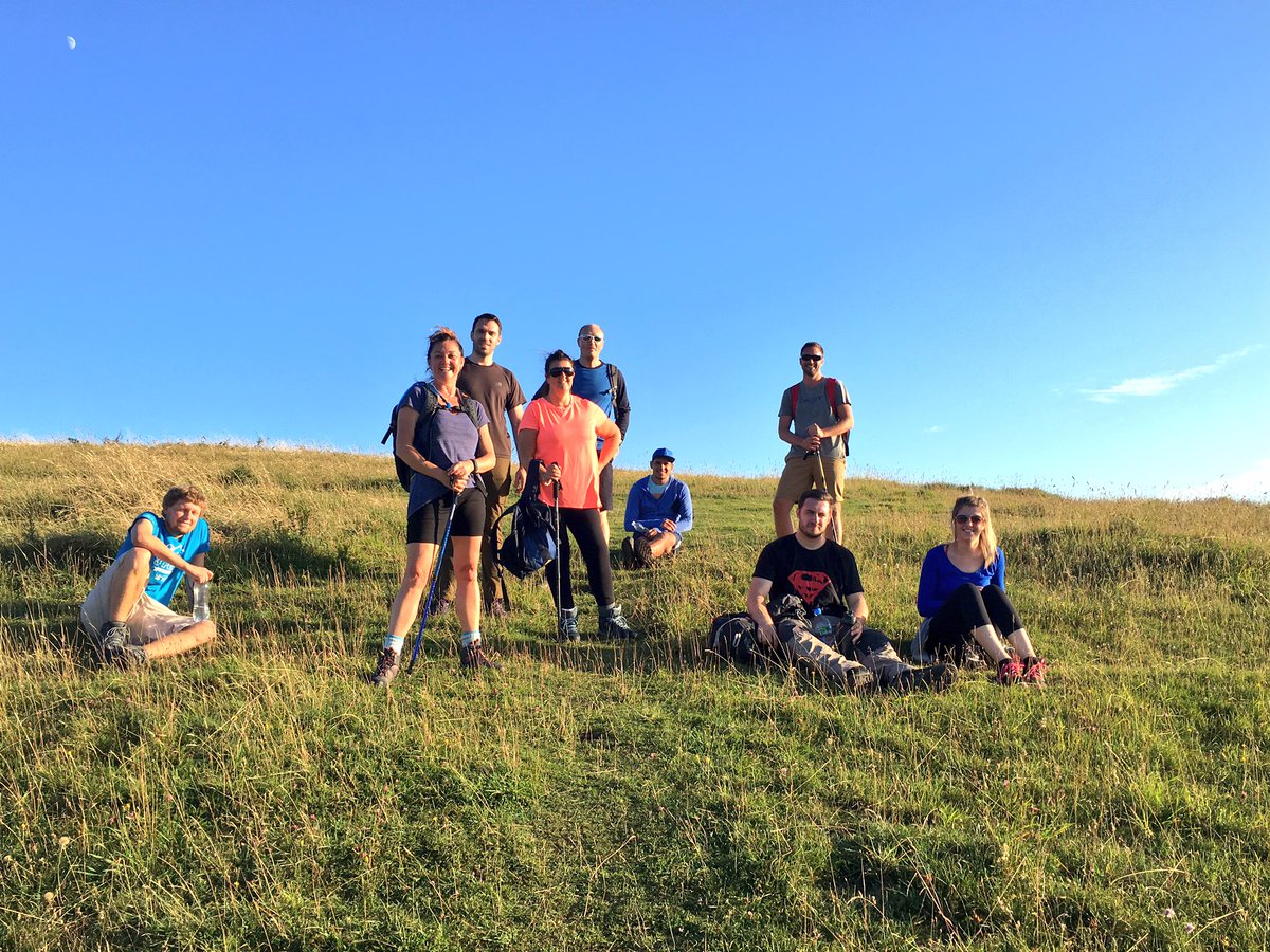 cliffehiow's tweet photo. Great 3 Peaks Training tonight with team @TaylorMadeCS hiking round Queen Elizabeth Country Park #TMCSLife #Butser #3PeaksChallenge https://t.co/JBwifNCRiD
