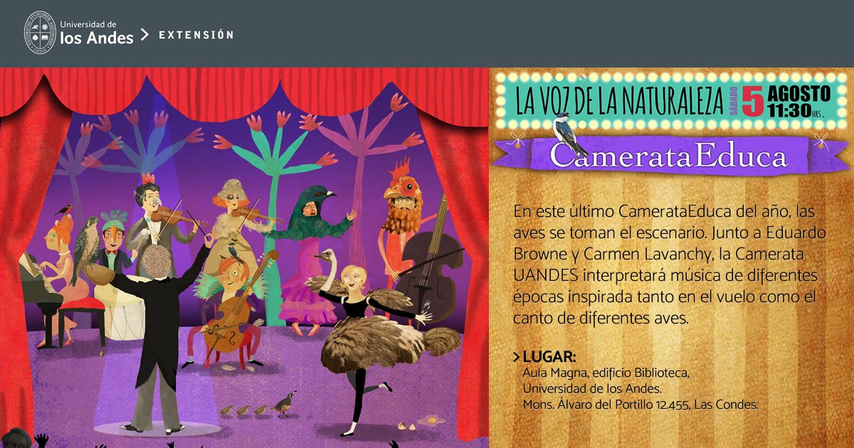 ¡Último CamerataEduca del año! Sábado 5 de agosto. Más info e inscripciones: bit.ly/2f2zf