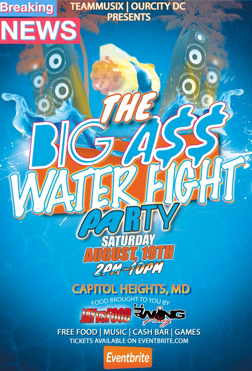 LiveLoveMusixUK's tweet photo. #BIGASSWATERFIGHT #THEBIGASSWATERFIGHT
DMV 8-19-17
Capitol Heights, MD 20743 https://t.co/rvY8nebHDM