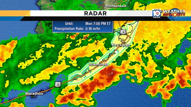 Flood Advisory for parts of Keys: additional 1 to 3 inches of rain could lead to minor flooding. https://t.co/LOvCurQsFd
