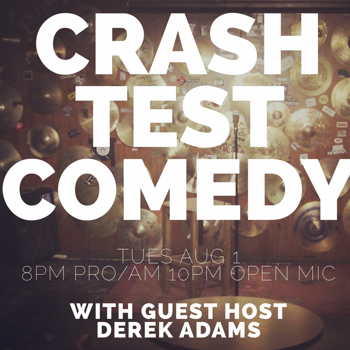 CrashTestComedy's tweet image. Tomorrow we've got guest host @DumbDerekAdams! #yyccomedy #yyc #standupcomedy
