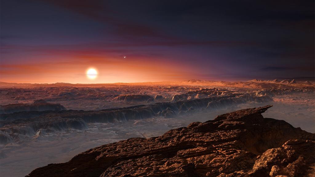 NASA's tweet image. Proxima b, an Earth-size planet in the habitable zone of its star, may not be able to keep a grip on its atmosphere: go.nasa.gov/2f2J5hz