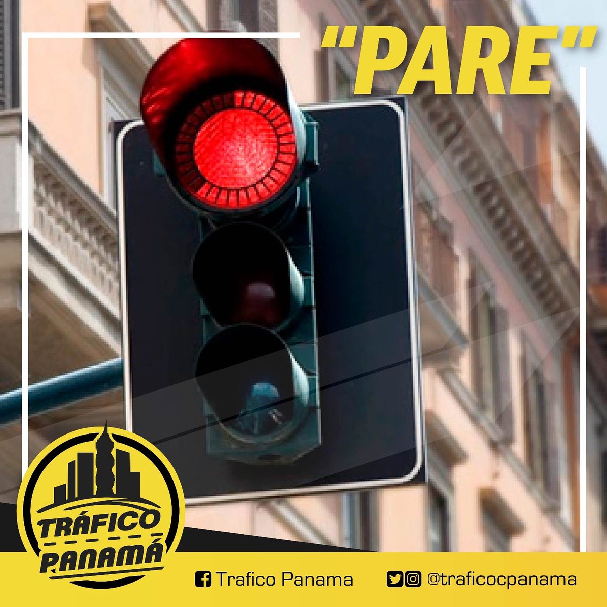 traficocpanama's tweet photo. Pasarse el semáforo en luz roja no es una hazaña, es el intento de dejar víctimas fatales en un hecho de tránsito. https://t.co/0Bjq3rZV3Q