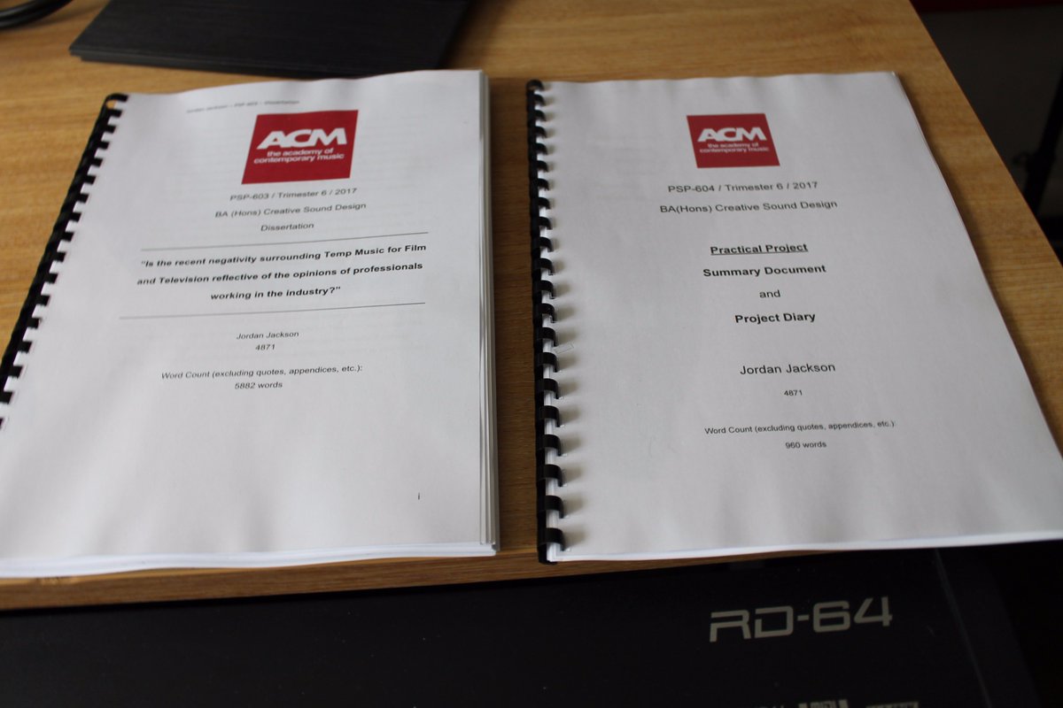 JJacksonSound's tweet photo. Dissertation, handed in. Degree, completed. Final grade, unknown.

#ACM #ImOut #WhatNow https://t.co/HPASKtErYo