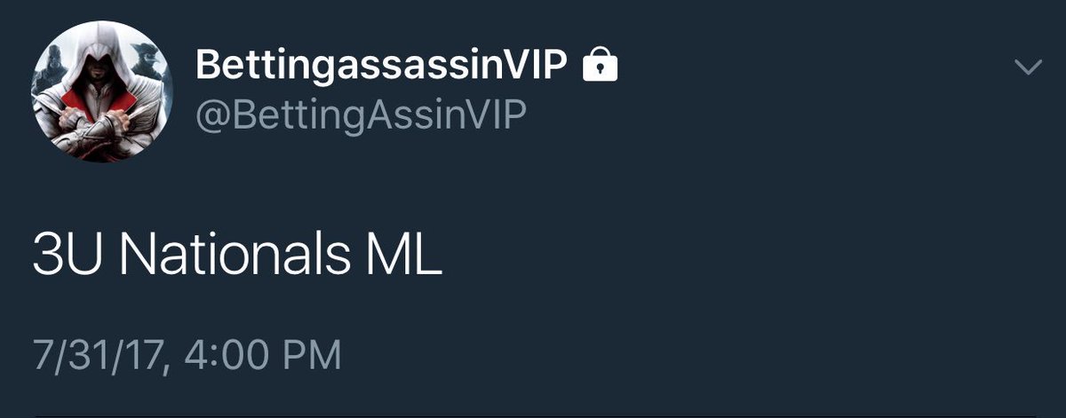 BettingAssassin's tweet image. 3U Nationals ML💰💰

3U Max moves to 21-8🔥🔥

Nationals with that shutout 😱

Last day Month 100$