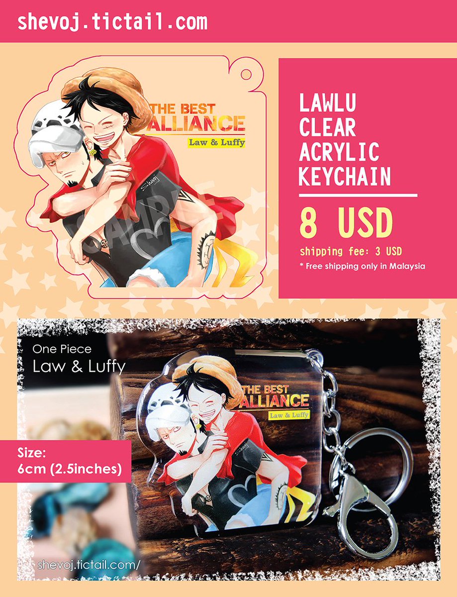 Pre-order of #Lawlu doujinshi is now open! Please refer to the link for more info :D  shevoj.tictail.com/products/one-p…