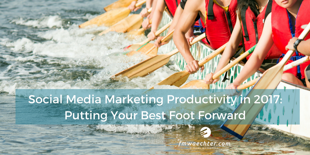 FMWaechter's tweet photo. Social Media #Marketing Productivity in 2017: Putting Your Best Foot Forward | https://t.co/AazwHYHv2C #smm #productivity #SocialMedia https://t.co/PhDlyvfb6M