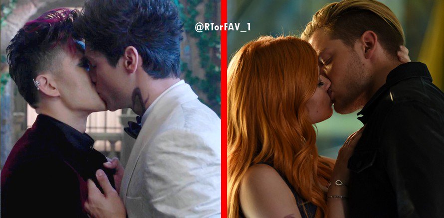 RTorFAV_1's tweet photo. REQUESTED
RT for Malec's first kiss 
LIKE for Clace's first kiss https://t.co/BmS5iLnt9U