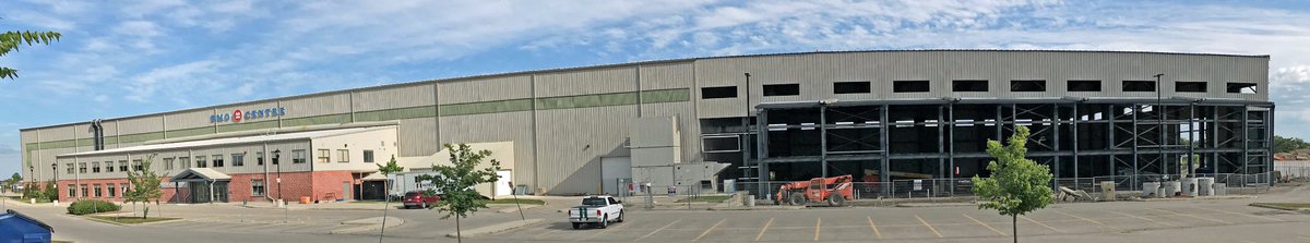 HaymanConstruct's tweet photo. @BMOCentreLondon addition BEFORE (May 12&amp;17/17) and AFTER (Jul 28/17) progress photos
#soccer #indoorsoccer https://t.co/jbjV0wM8TM