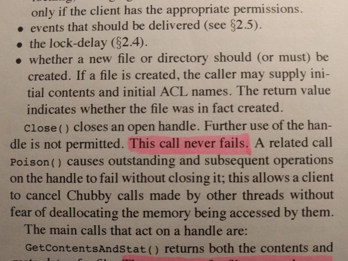 Google papers - where RPC never fails.