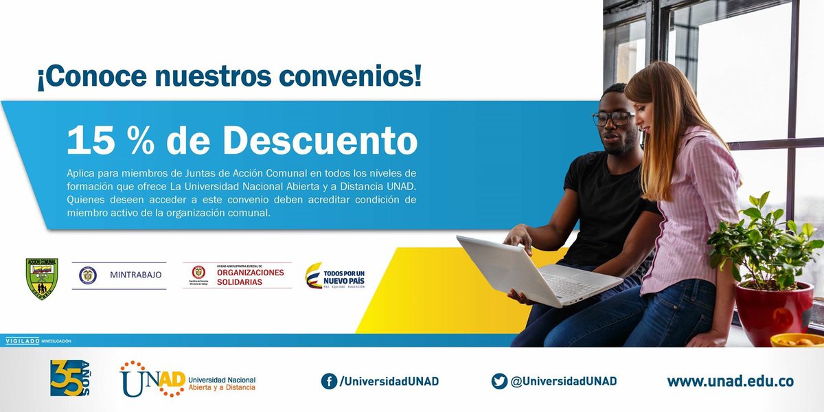 UniversidadUNAD's tweet photo. ¿Conoces este descuento? ¡Aprovecha ya! 
Obtén mayor información aquí: https://t.co/I0KrcWLg0M https://t.co/QoKvjjiktB