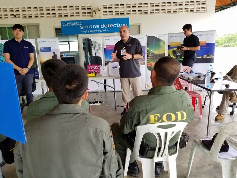 AmericanMilU's tweet photo. Faculty members Chris Reynolds, Mark Riccardi, &amp; James Hess recently traveled to Thailand for the 2017 Raven’s Challenge ASEAN! #AMUbravo https://t.co/xKIv7zZTTP