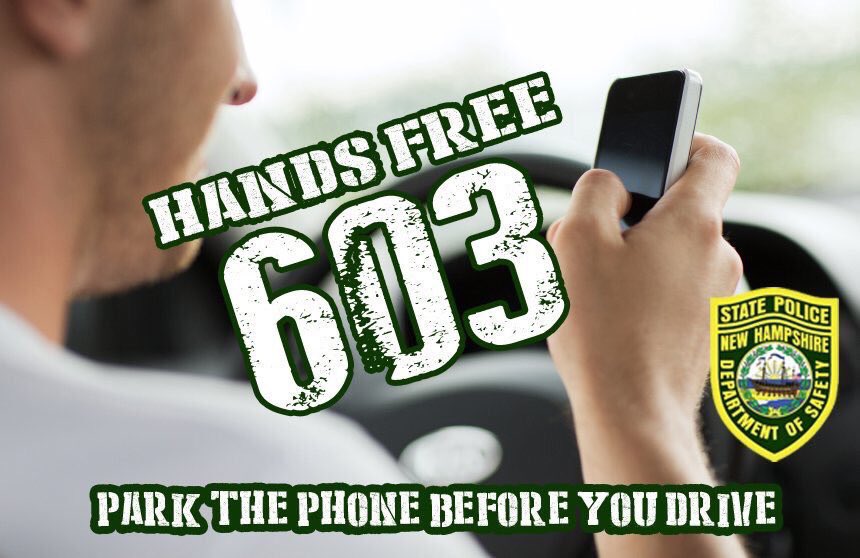 NH_Troopers's tweet photo. No call or text is worth a life. #HandsFree https://t.co/Nyj5D0uUPd