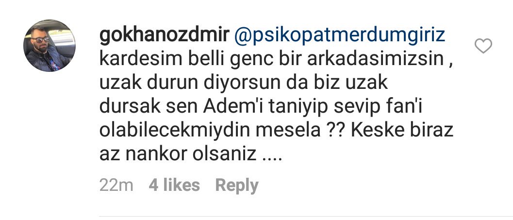 Bunu okuyup da sinirlenmemek elde değil.. Siz adil olsaydınız, sorgulanmazdınız böyle, zira olmadığınızda algılayabilecek kapasitedeyiz..