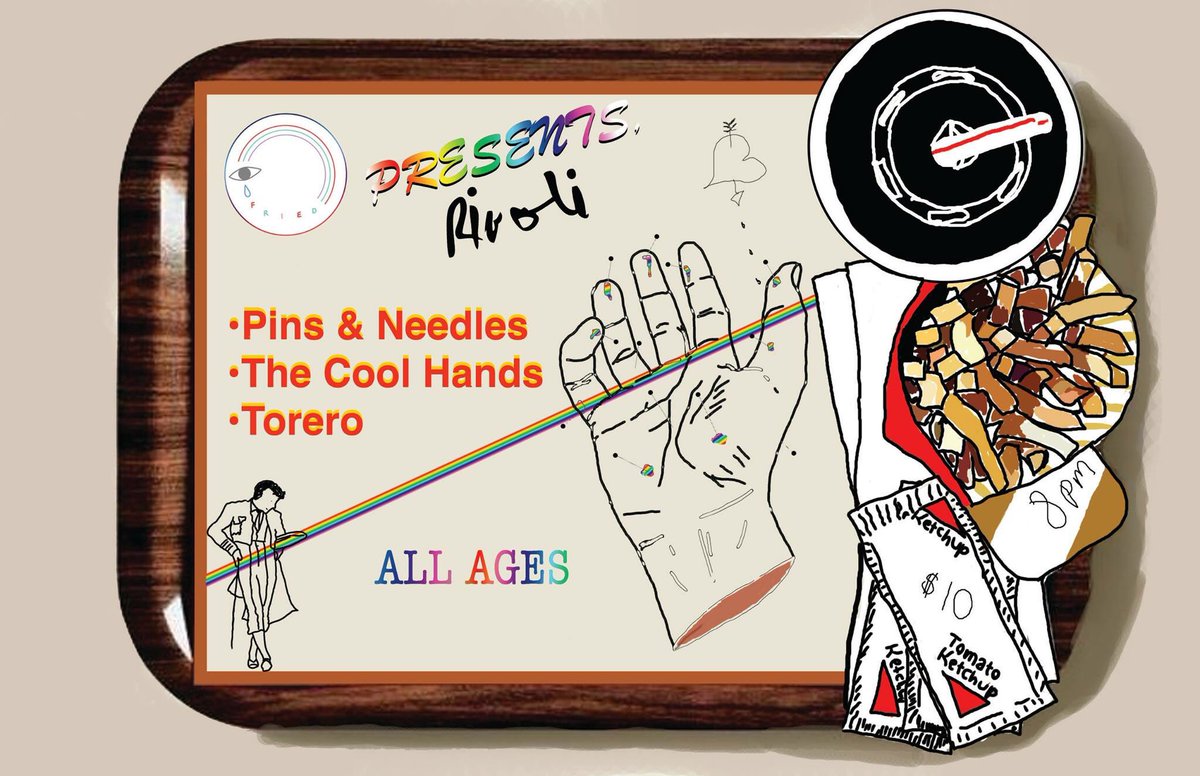 RAD POSTER BY LUKE FROM <a href="/coolhands4life/">The Cool Hands</a>
🔴9 DAYS AWAY🔴
<a href="/PinsNeedlesTO/">Pins & Needles</a>
<a href="/toreroband/">Torero</a>
#AllAges
$10
AUGUST 9!
@RivoliTO
#Livemusic
#Torontomusic